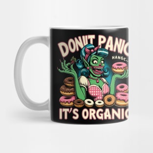 Donut lover addict funny monster Mug